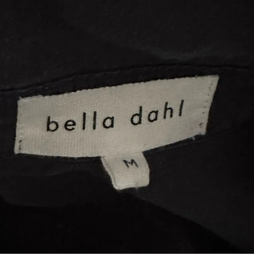 Bella Dahl Women’s Size M Endless Sea Blue Cap Sleeve Tie Front Button Up Shirt - Image 7