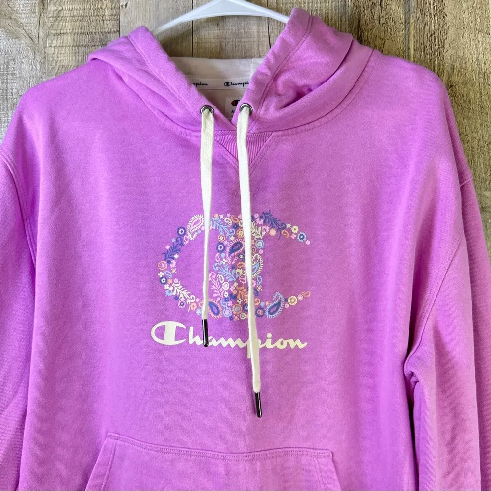 Champion Authentic Athletic Wear Long Sleeve Pullover Hooded Sweatshirt - Image 3