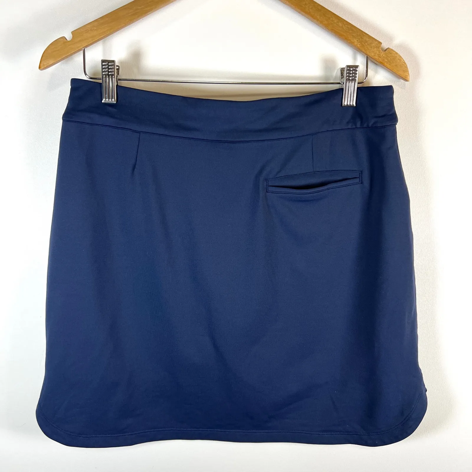 Peter Millar Womens Navy Blue Golf Skort Skirt UPF 50 Sun Protection Size L - Image 5