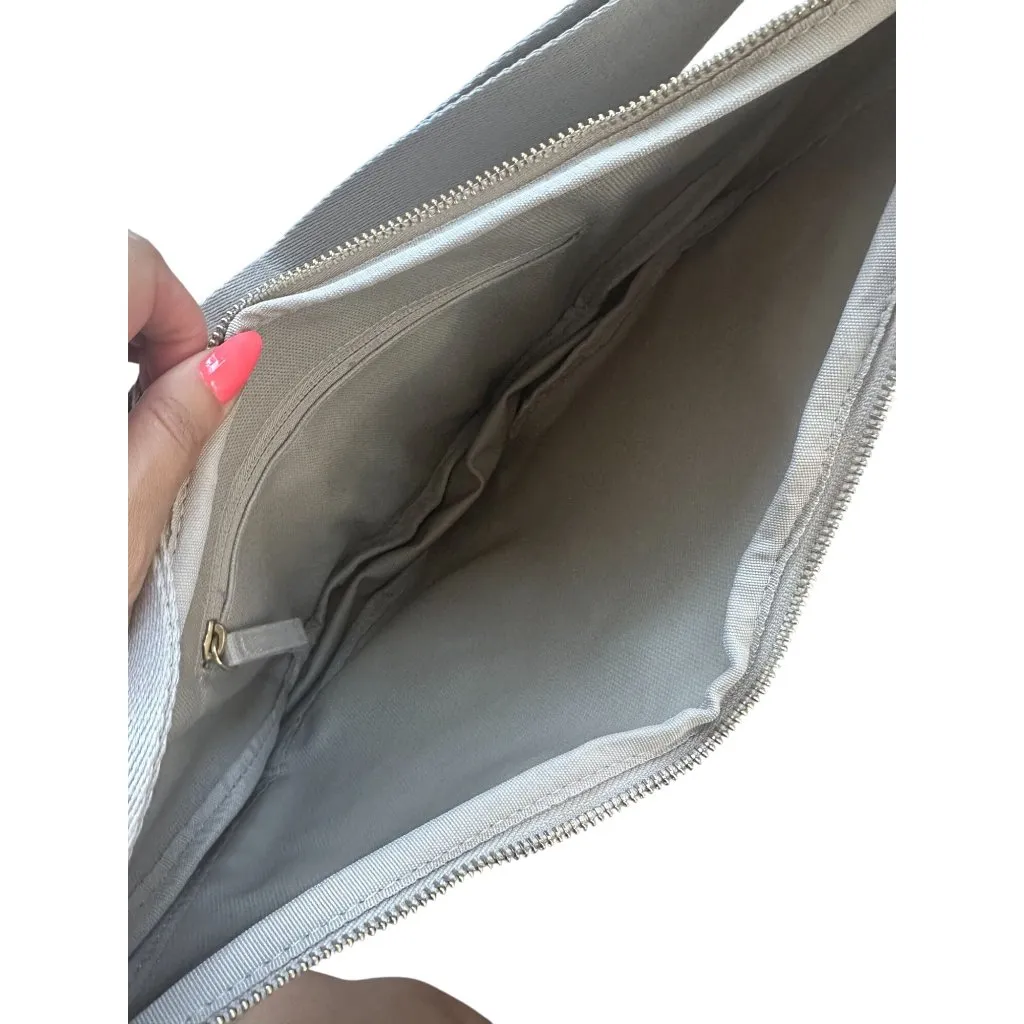 JULY Natural Everyday Crescent Crossbody Bag NEW NWOT Gray - Image 3