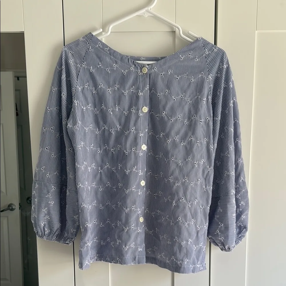 Loft  Puffy Sleeve Blouse - Image 3