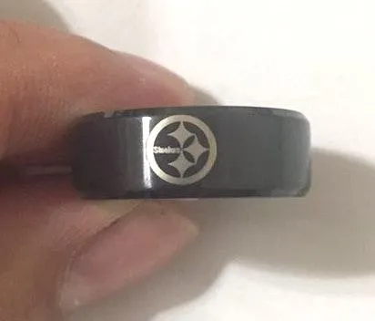 Black Pittsburgh Steelers Ring - Image 2