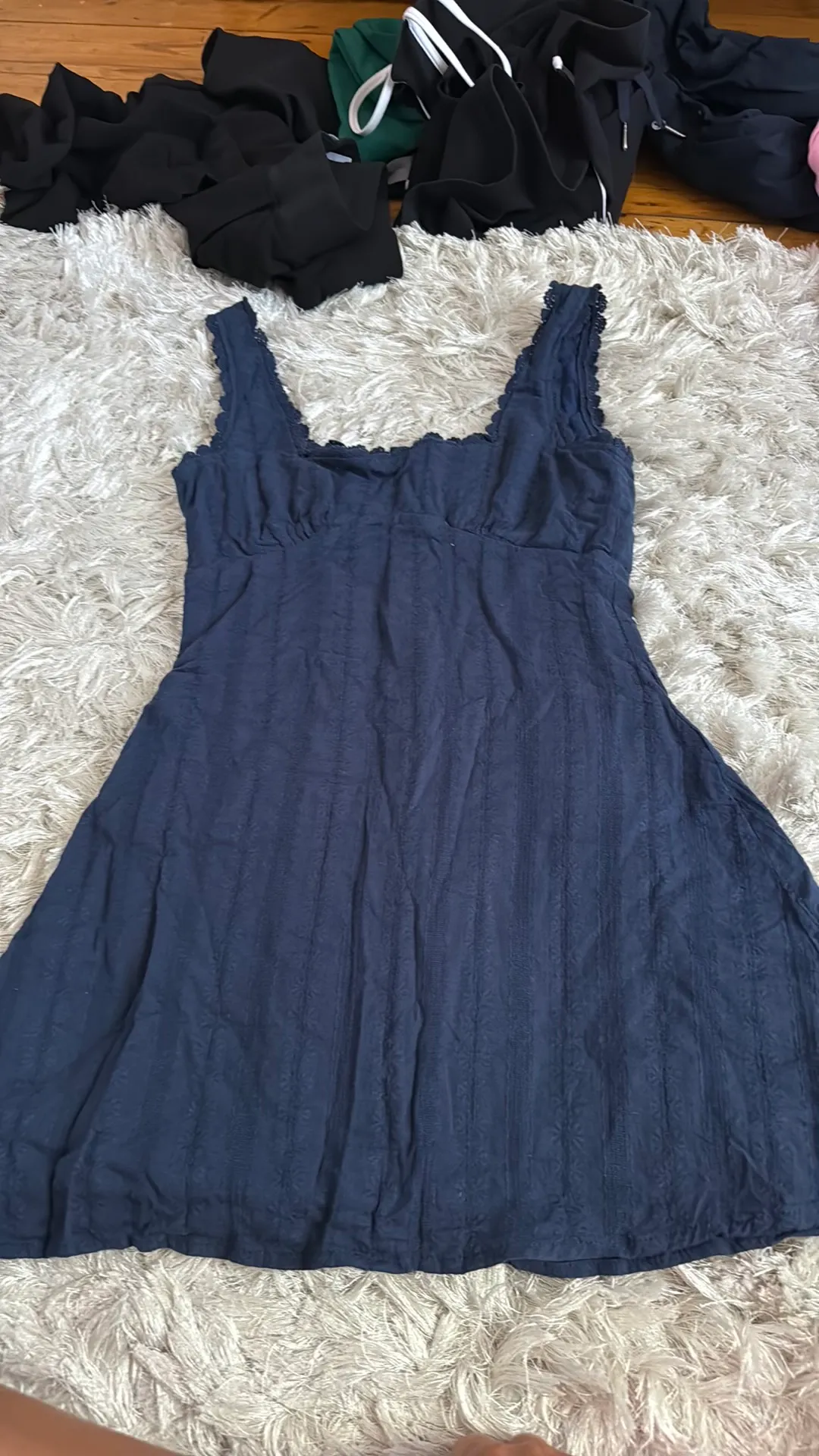 Princess Polly Dress Navy - Image 4