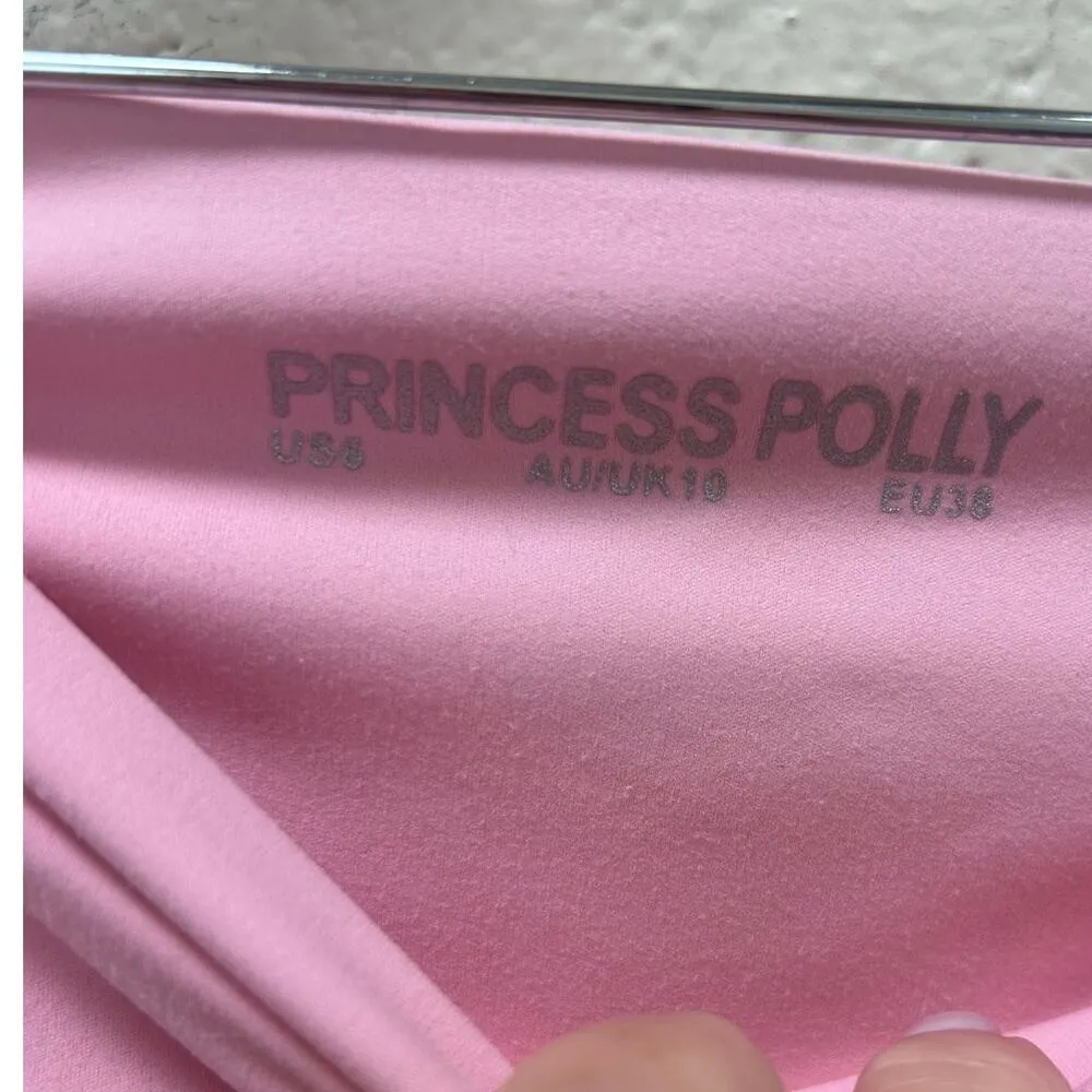 Princess Polly Touchdown Active Contour Short Pink size 6 - Image 7