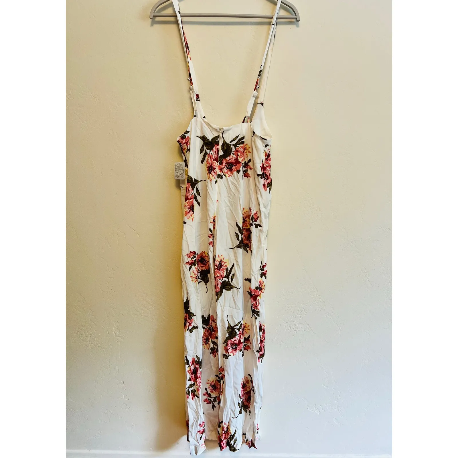 New FLYNN SKYE by FREE PEOPLE Floral Easy Rider Overalls Jumpsuit Size: Medium - Image 3
