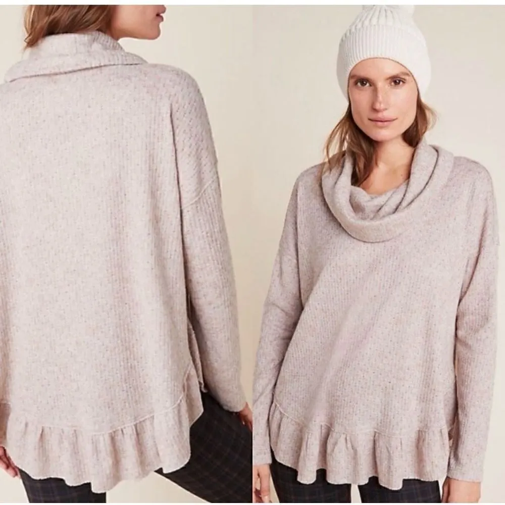 Maeve-ADDIE RUFFLED HACCI PULLOVER - Image 2