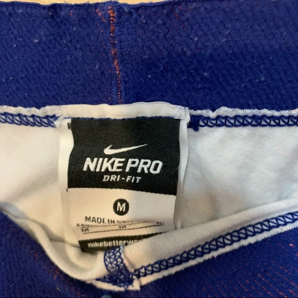 VGUC Nike Pro Hyperwarm Nordic Print Brushed Training Tights - Image 3