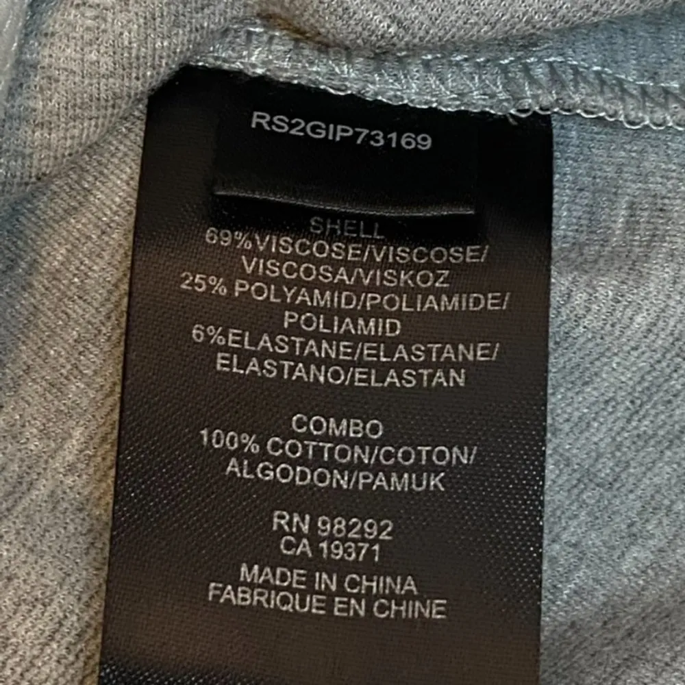 Tibi Italian Pointe Top Sweatshirt Raglan Zip Size XS - Image 7