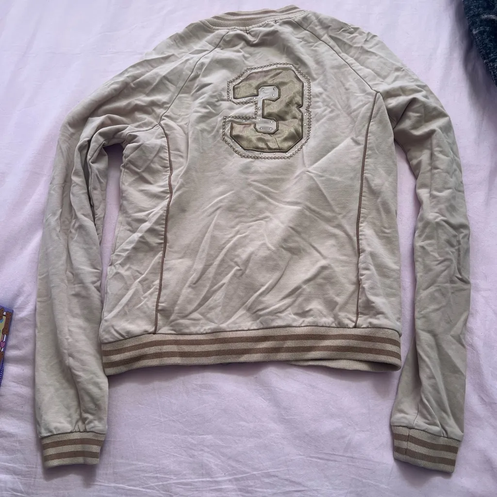 BCBGMAXAZRIA  Women's Beige Bomber Jacket - Image 4