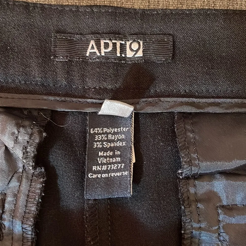 Apt 9 18WS black dress pants - Image 2