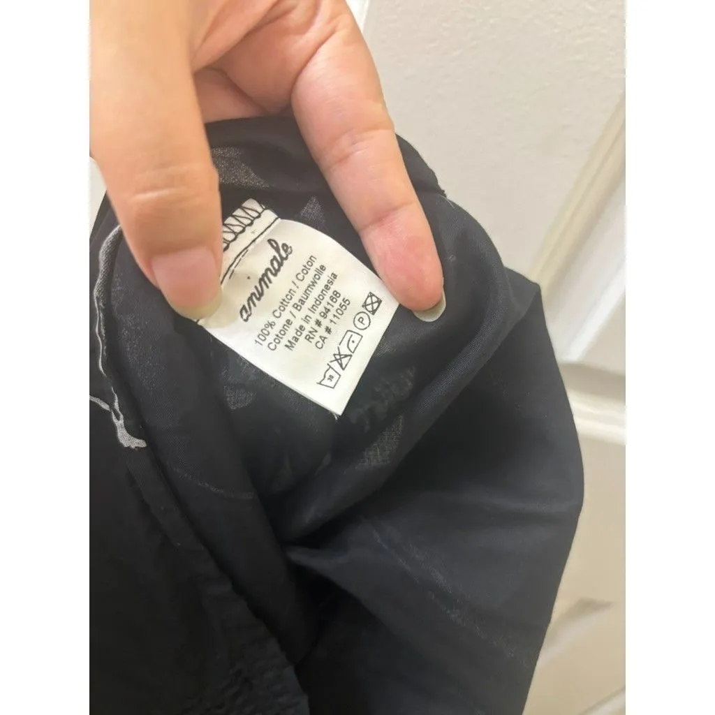 Women’s Anímale Cotton Asian Theme Cherry Blossom Boho L sleeveless dress summer Black Size L - Image 10