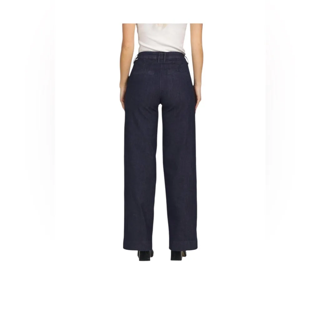 Dear John Denim Brandy Mid Rise Wide Leg Trouser Pant Jean Sz 28X31” Zodiac Wash - Image 3