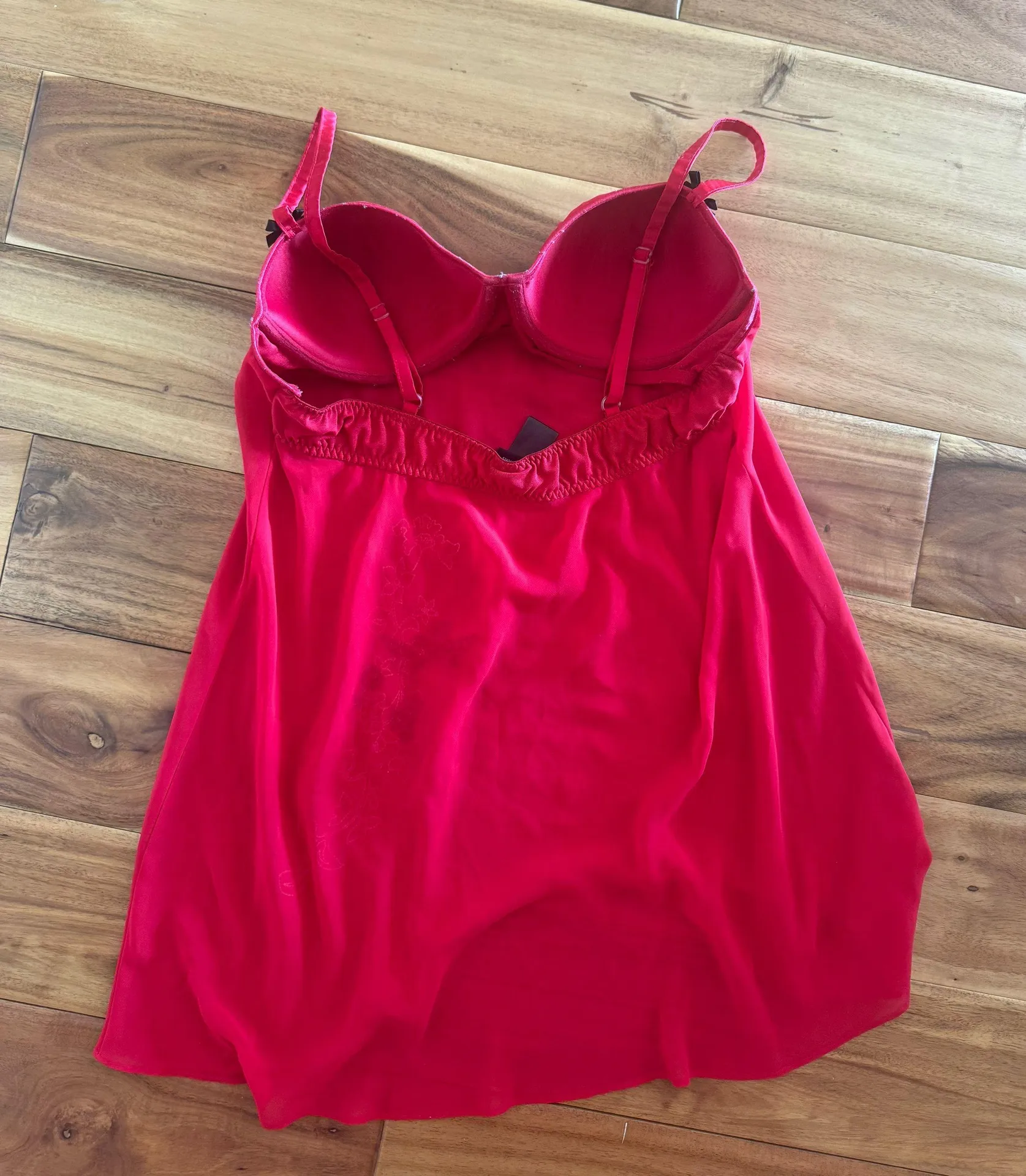 Red Lingerie Dress - Image 3