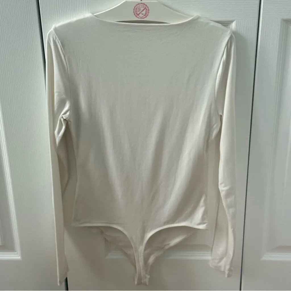 Abercrombie & Fitch A&F Modal-Blend Collection Long Sleeve Square Neck Bodysuit - Image 3