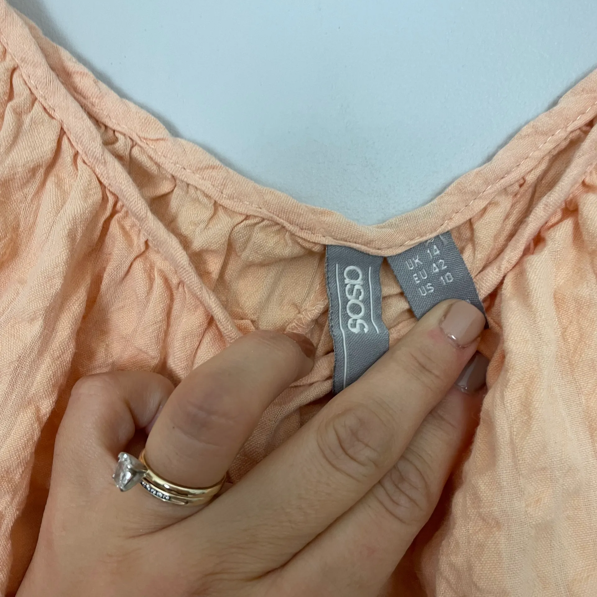 ASOS Seersucker Cami Swing Romper - Image 9