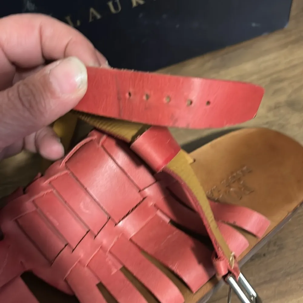 Ralph Lauren Women's Red Sandals Made In Spain - Image 3