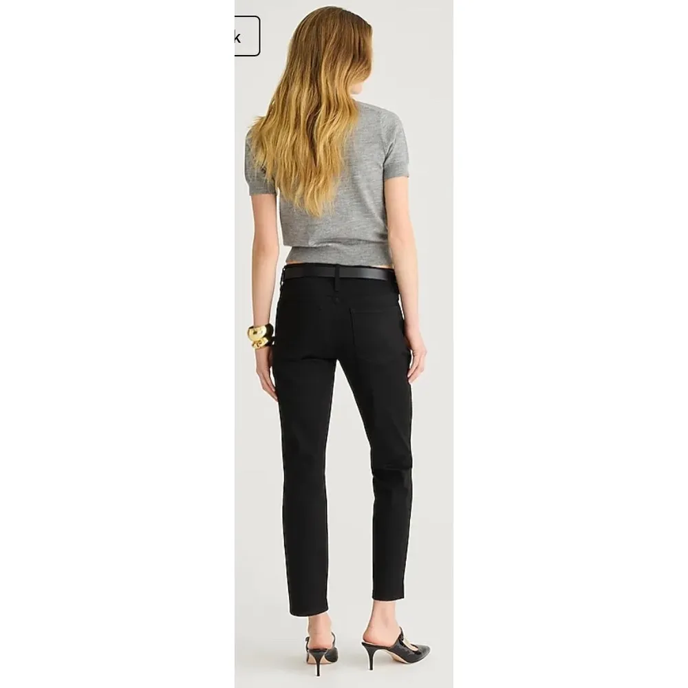 NWT J. Crew 9" Mid-Rise Vintage Slim Straight Jean Stay Wash True Black - Image 4
