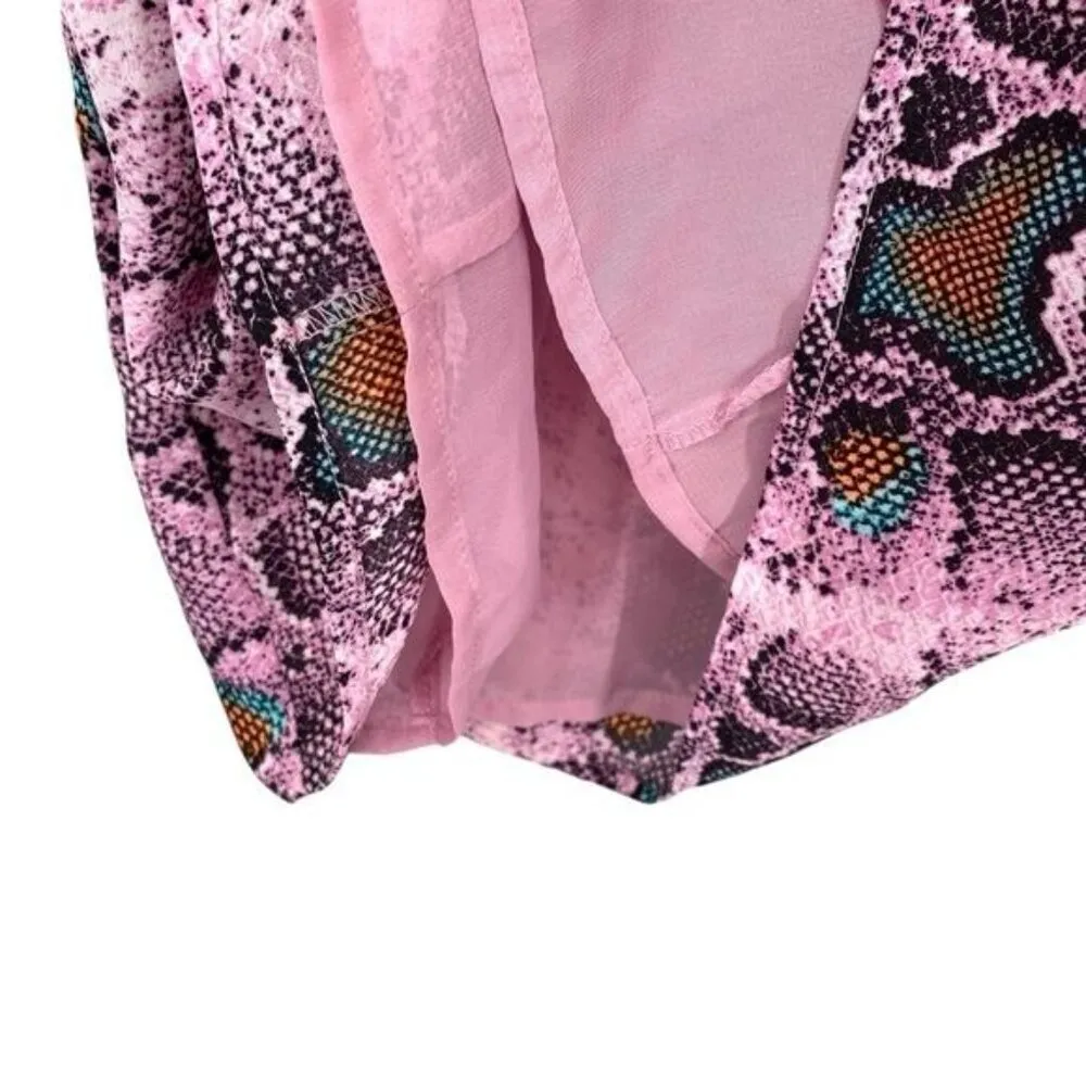 Buddy Love Hailey Purple Haze Snake Print Dress - Image 7