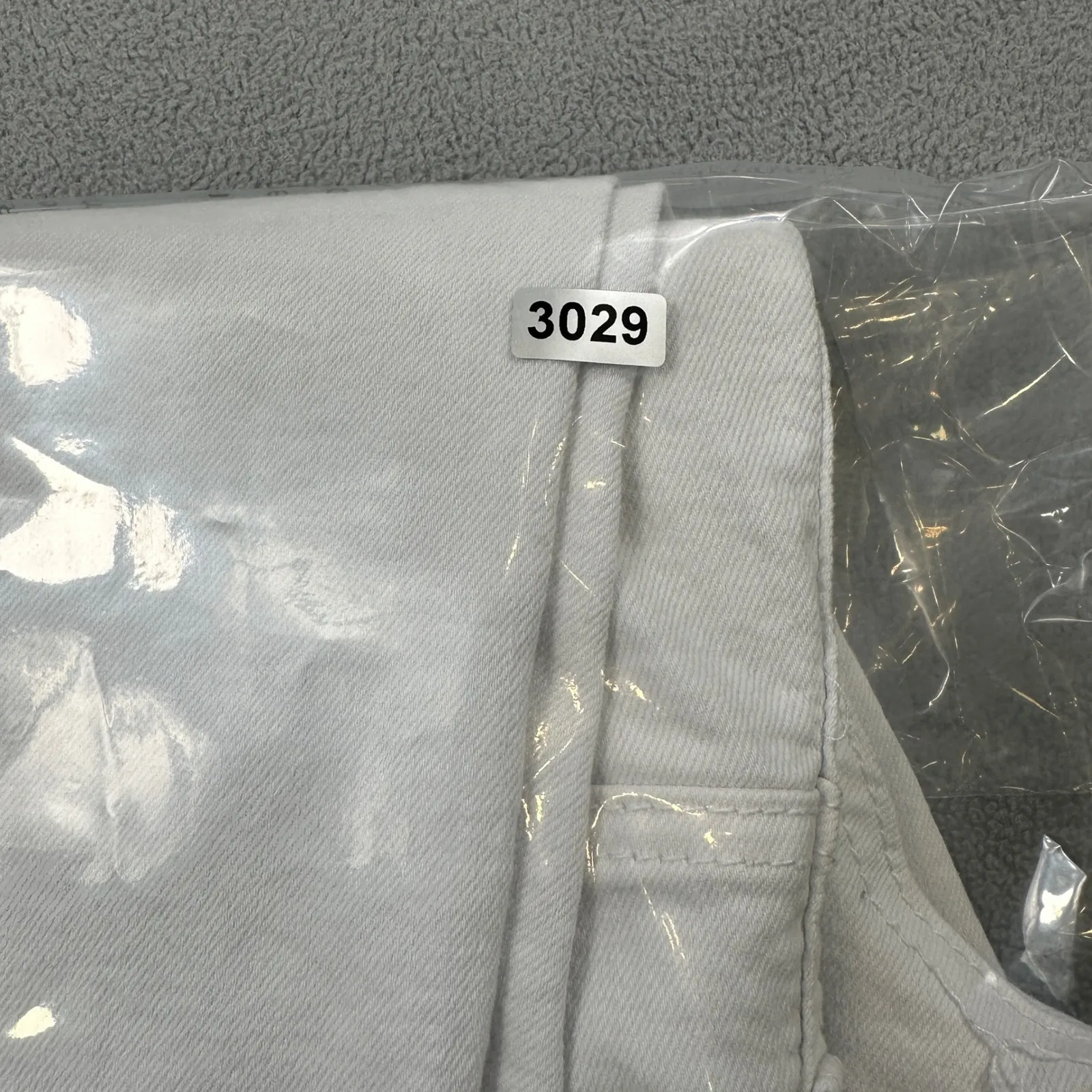 D.Jeans Capri Pants Womens 10 White Mid Rise Stretch Cropped Cotton Blend Denim - Image 8