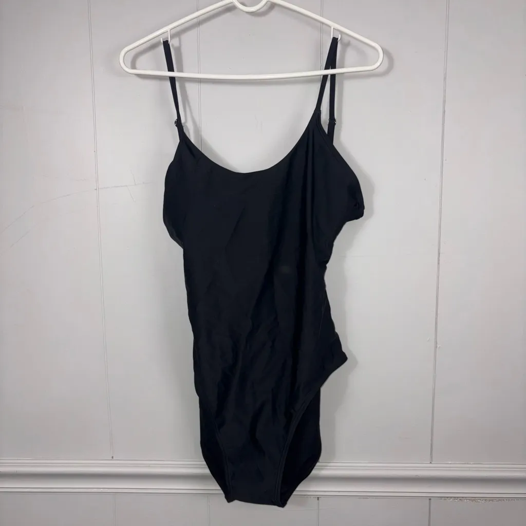 Calvin Klein Swimwear Black One Piece Cross Strap Back Swimsuit 16 Summer Active - Image 7