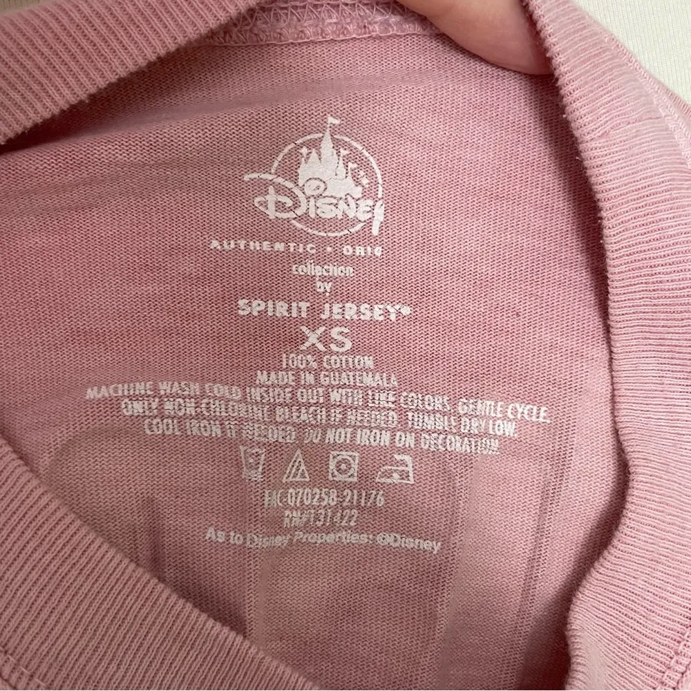 World Shirt Spirit Jersey Long Sleeve Graphic Logo Acid Washed Pink Gold - Image 12