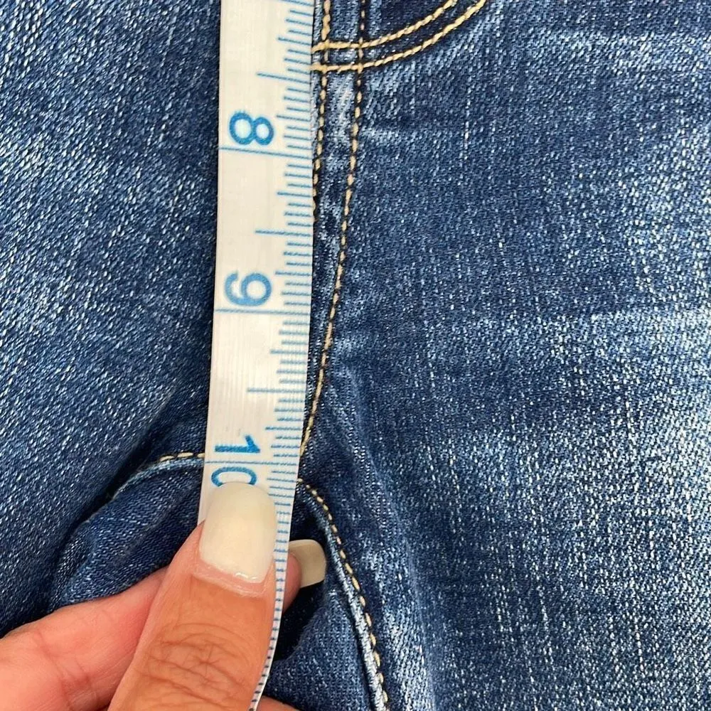 American Eagle Womens Super Stretch Hi Rise Jegging Jeans Distressed Blue Size 4 - Image 10