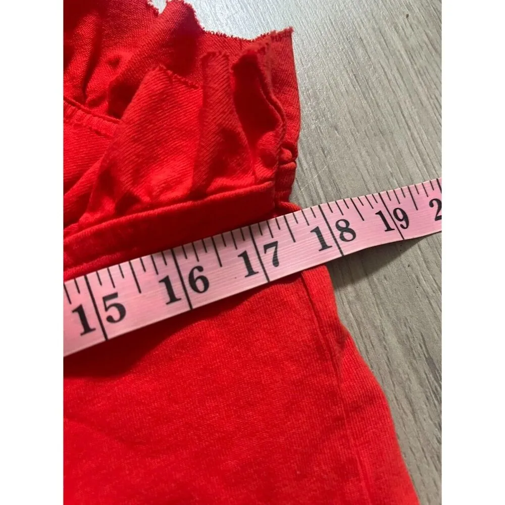 Current Elliott Dress Womens Cadence Sleeveless Ruffle Athleisure Knit size 2 - Image 7