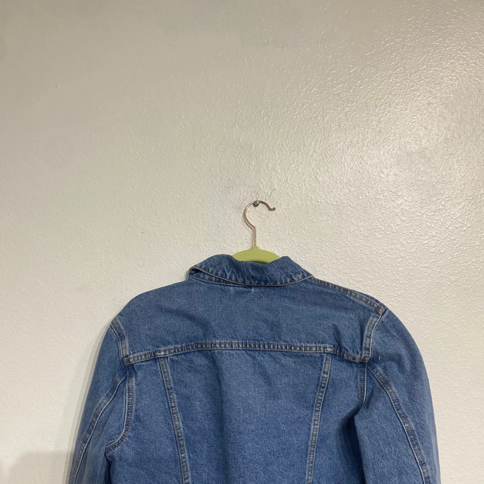 Hudson Blue Denim Jean Jacket Sz S - Image 7
