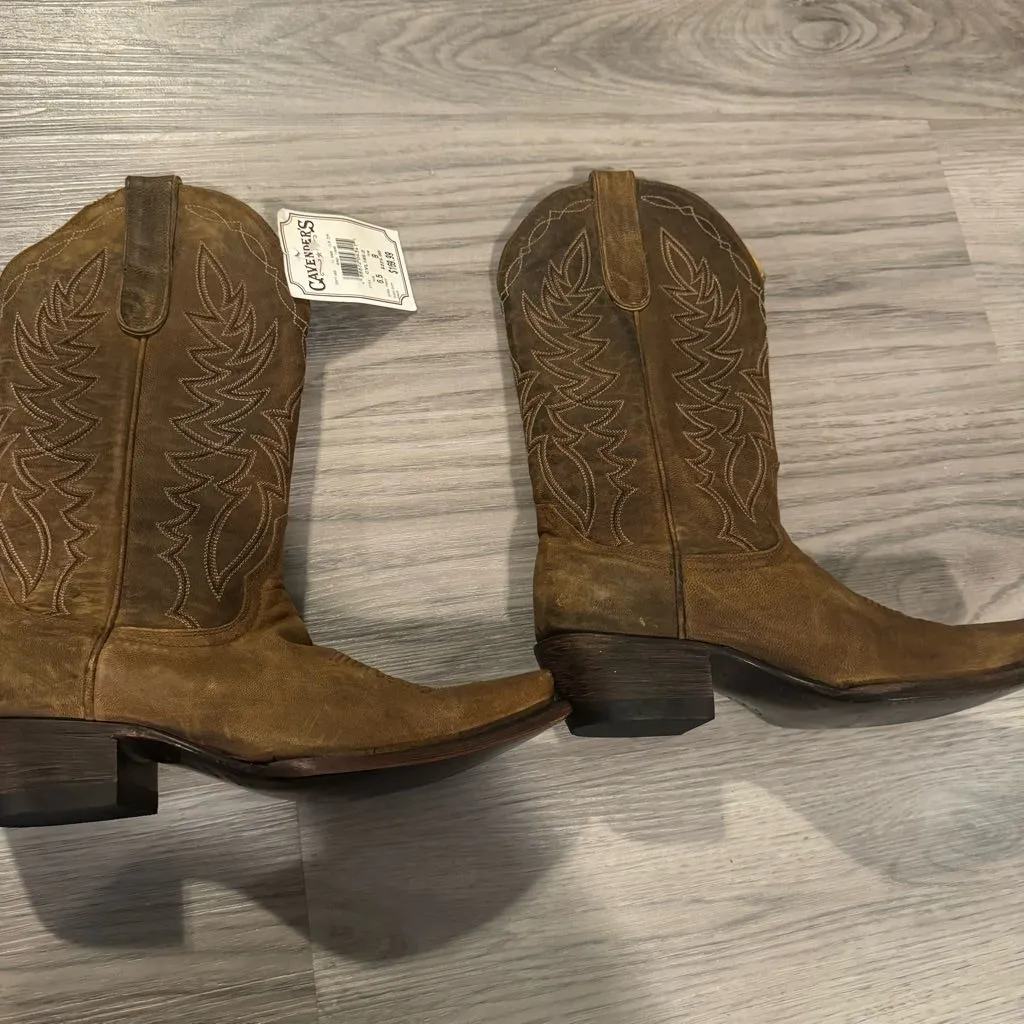 Cavender’s NWT women’s brown cowgirl boots size 6.5 - Image 9