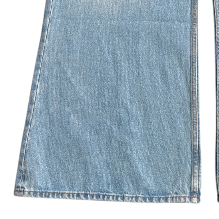 NWT Abercrombie & Fitch The Baggy Boot Mid-Rise Jeans Size 34 - Image 10