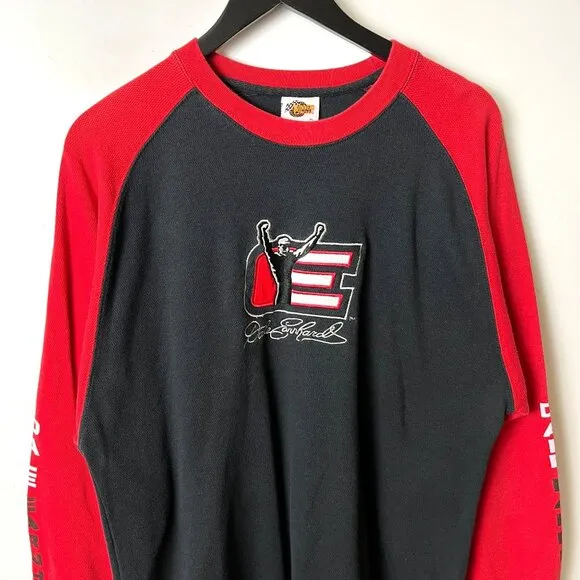 Dale Earnhardt Winner's Circle Long Sleeve NASCAR Shirt XL Vintage Unisex Fit Red - Image 2