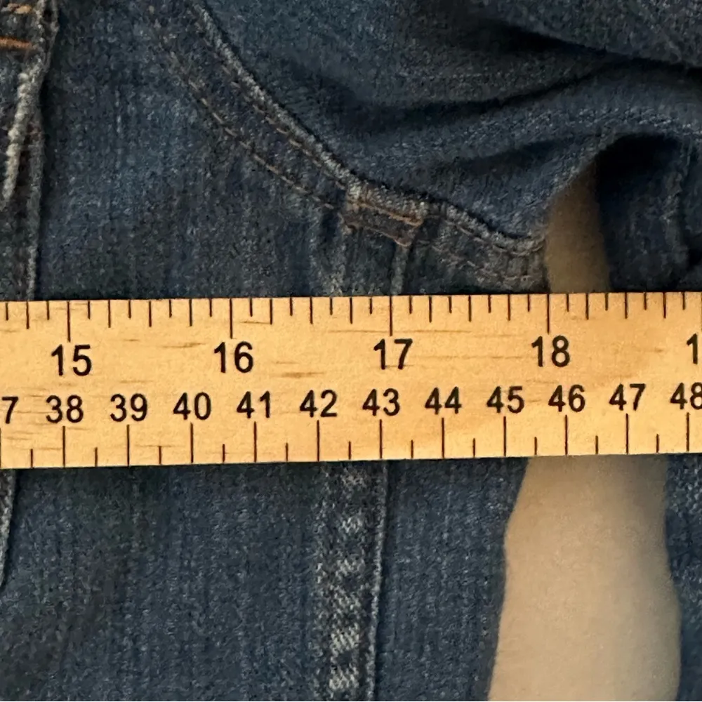 J. Crew Denim Women's Jacket Jeans Blue Retro Trucker Size S - Image 8