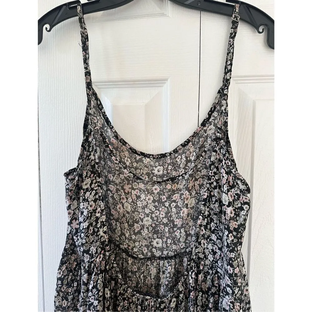 American Eagle Floral Trapeze Swing Mini Dress - Image 4