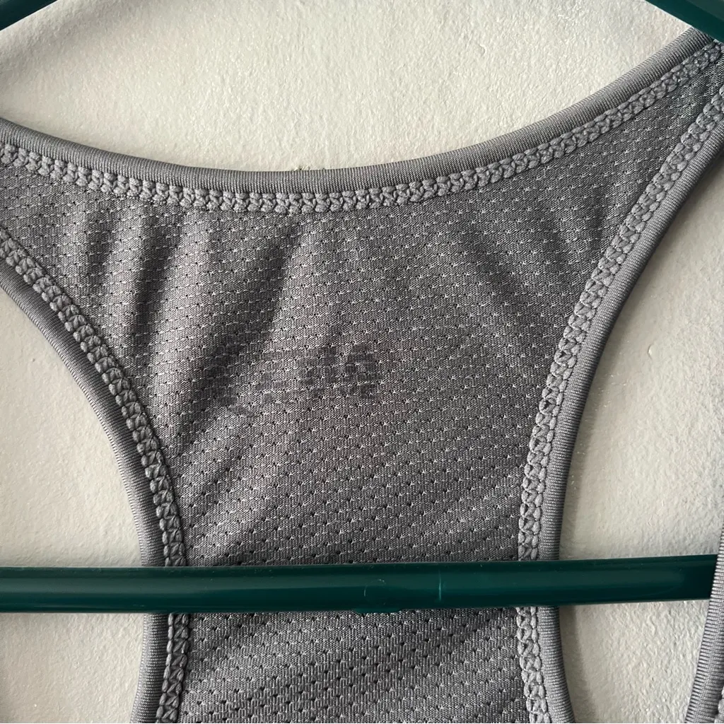 Zyia Active Grey Mesh Sports Bra Size Large Gray - Image 3
