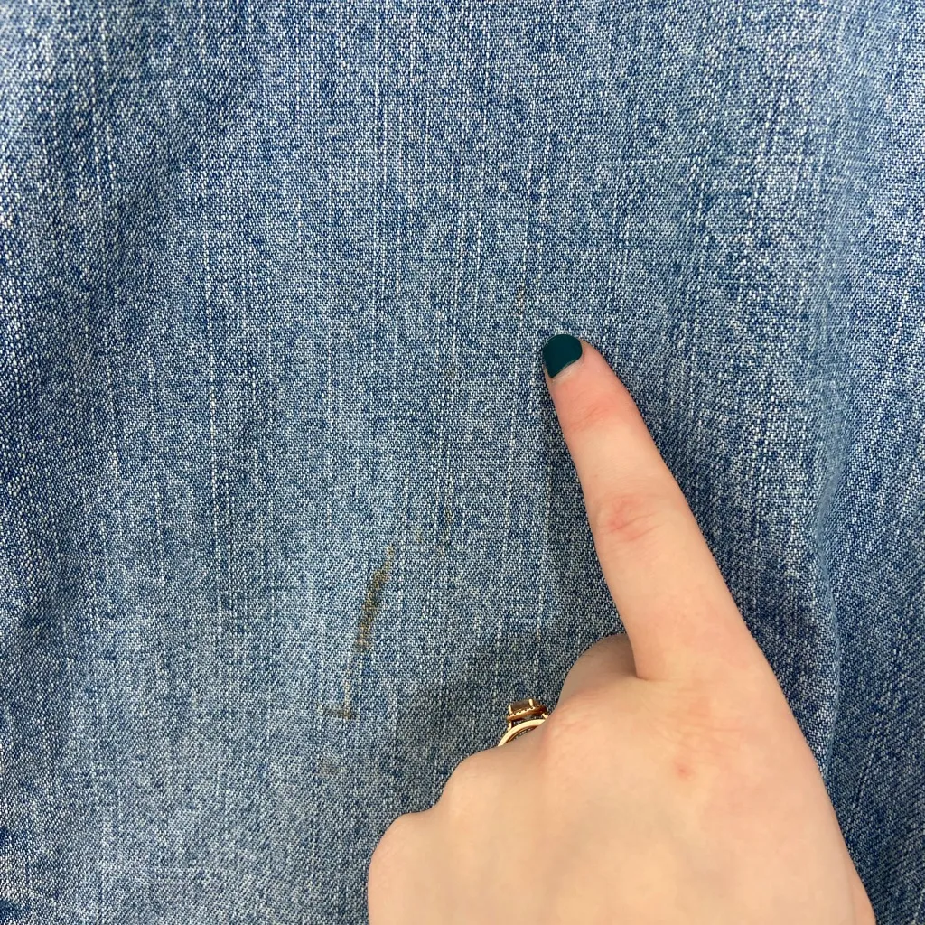 Vintage Riders by Lee women’s‎ light wash denim capri jeans pants cotton size 16 - Image 5