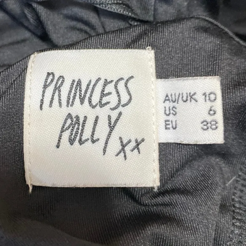 Princess Polly Black Sweetheart Neck Long Sleeve Backless Midi Bodycon Dress 6 - Image 4