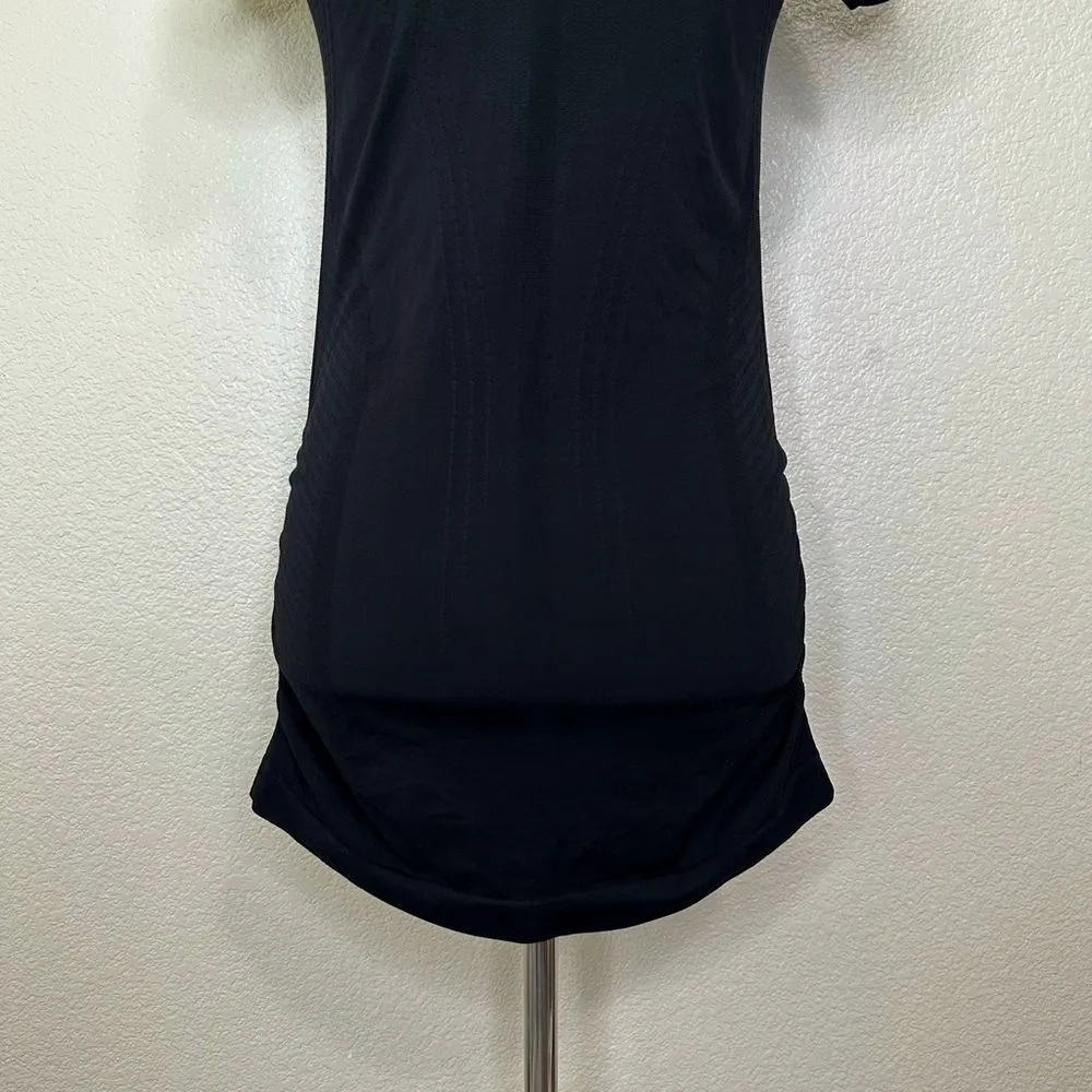 Athleta Black Longline Ruched Maternity Workout Top - Image 8