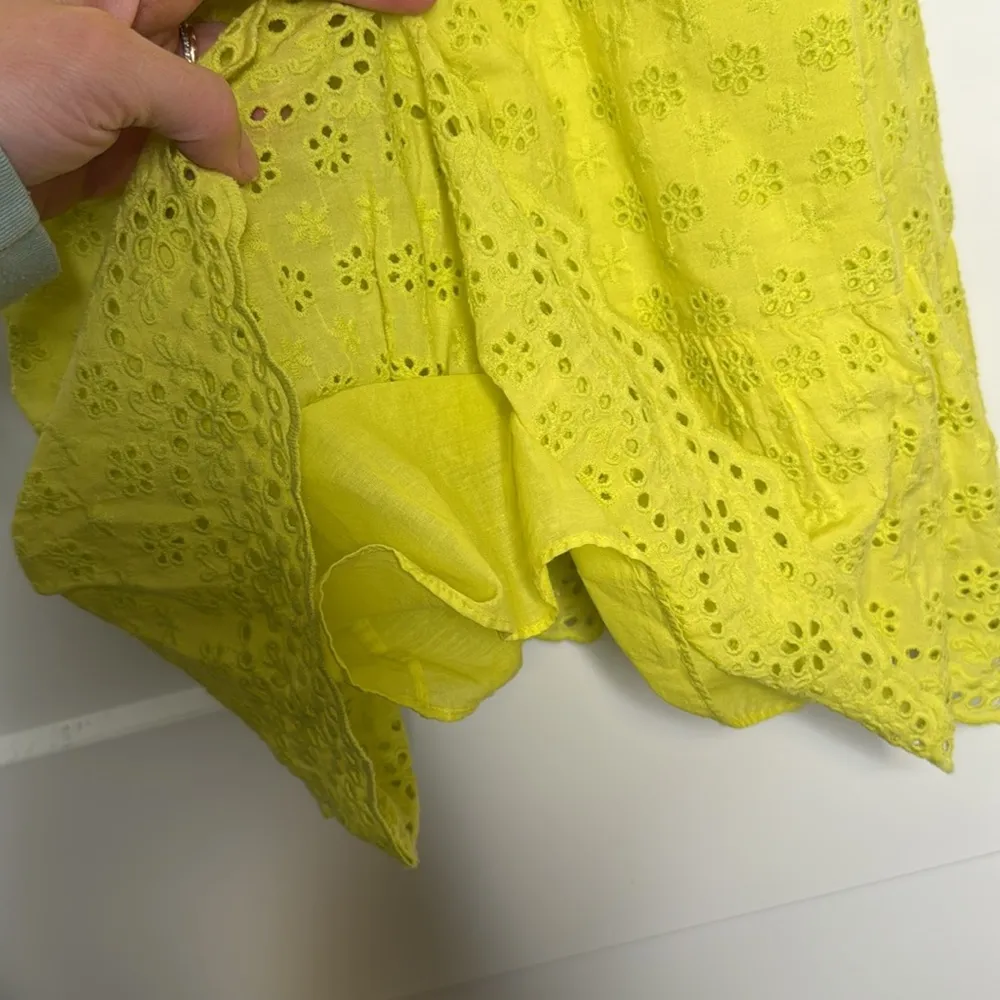 Alice + Olivia Fae Spaghetti Strap Eyelet Mini Dress -‎ Size 0 - Image 9