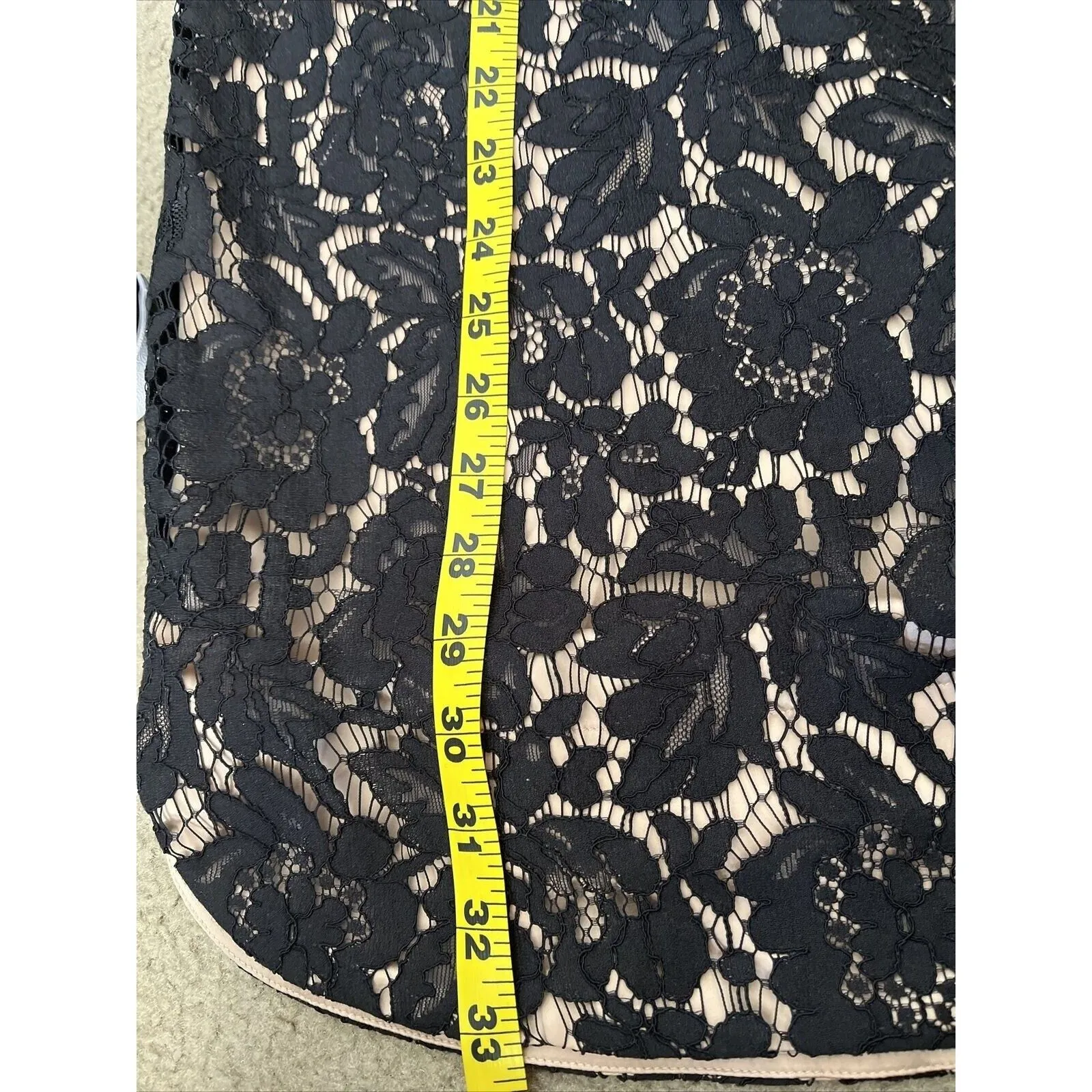 Vince Camuto Black Dress 6 Dark Fairy Romantic Whimsical 3/4 Sleeve Preppy Nye - Image 16