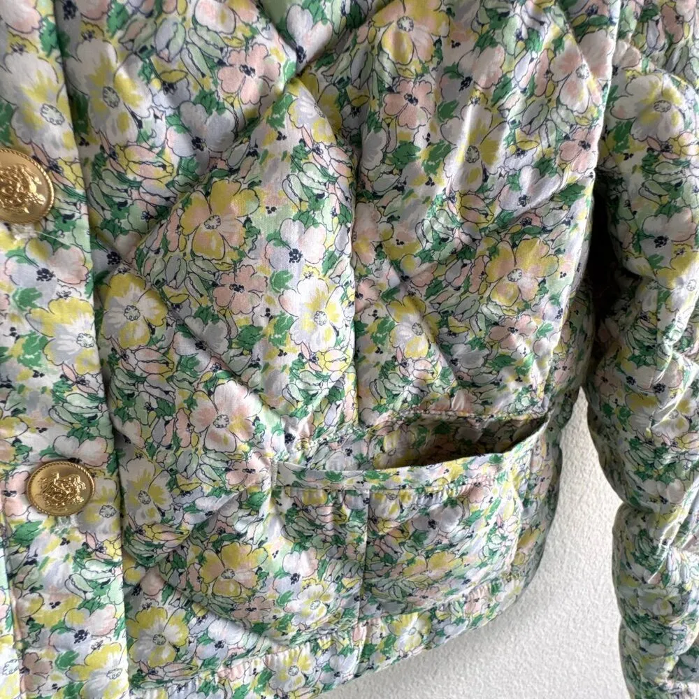 J. Crew New Limited-edition Crop quilted Louisa lady jacket in Liberty® fabric - Image 9
