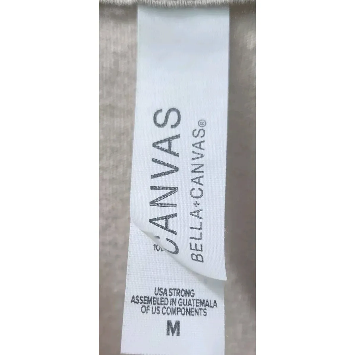 Bella+Canvas‎ Hello Fall Graphic T-Shirt Short Sleeve Casual Top Beige M - Image 3