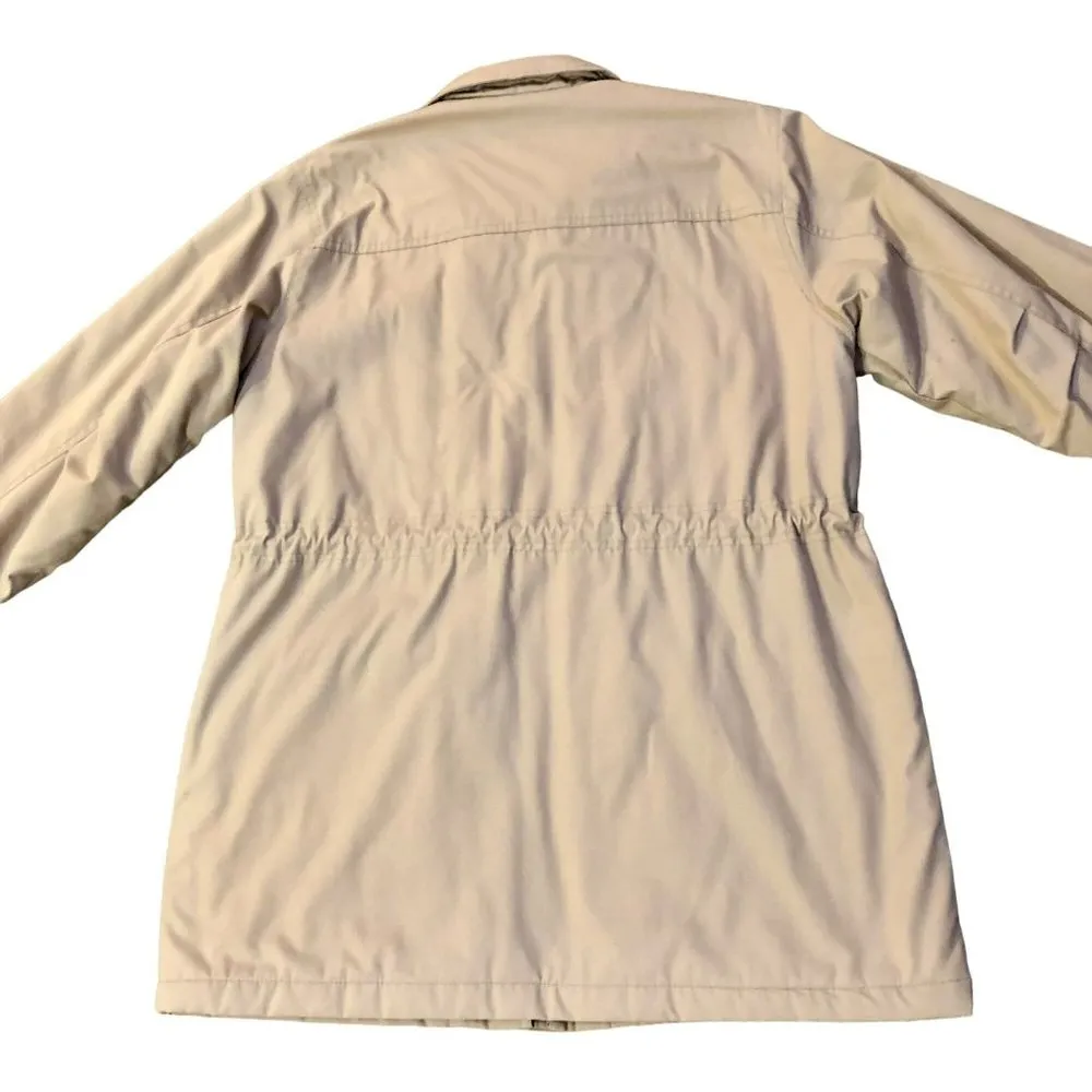 Vintage Cabin Creek Coat Womens M (10-12) Used Tan Lined Some Staining - Image 5