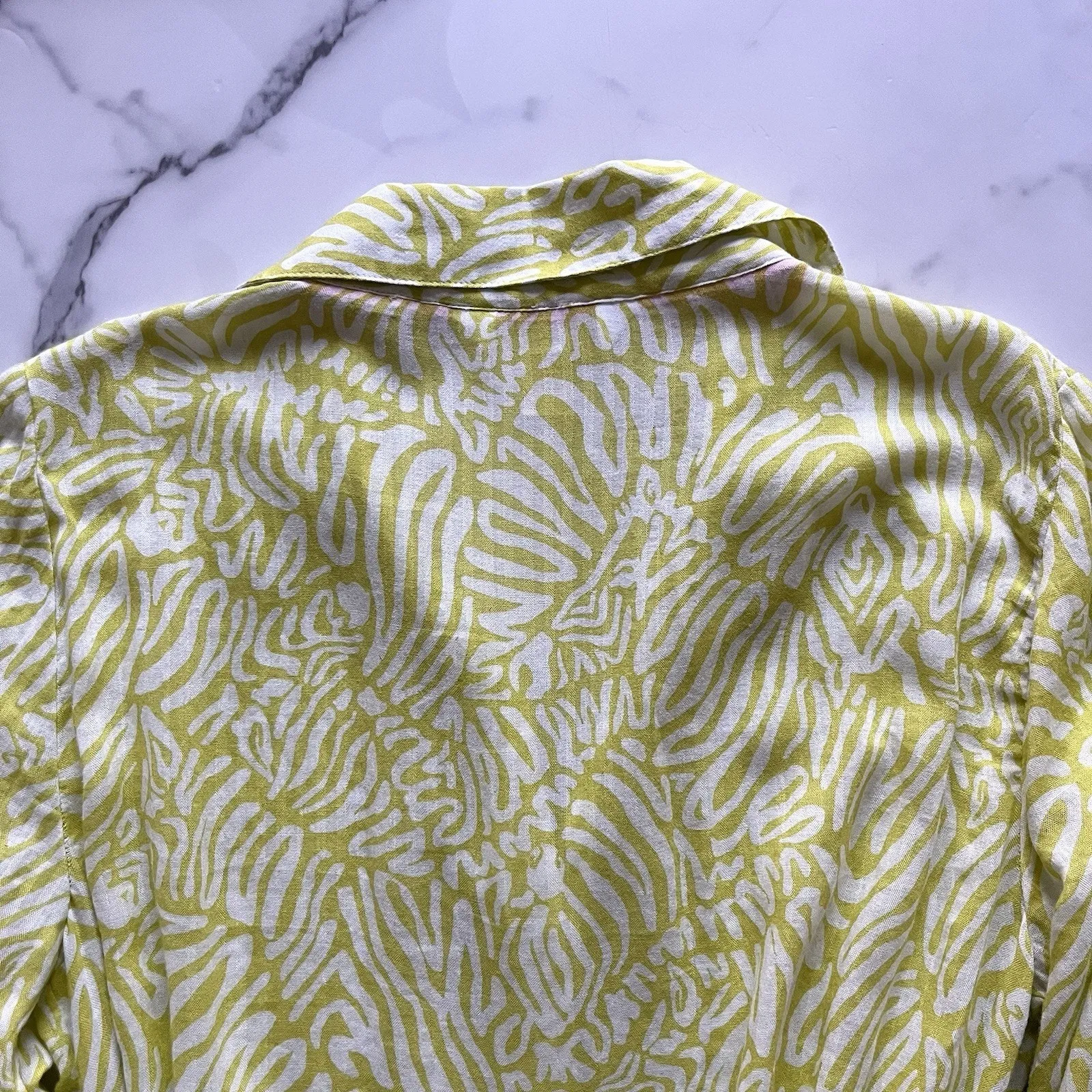 Lilly Pulitzer Melony Shirtdress In Jardin Green Zee Bebe Sz 4 Coastal feminine - Image 8