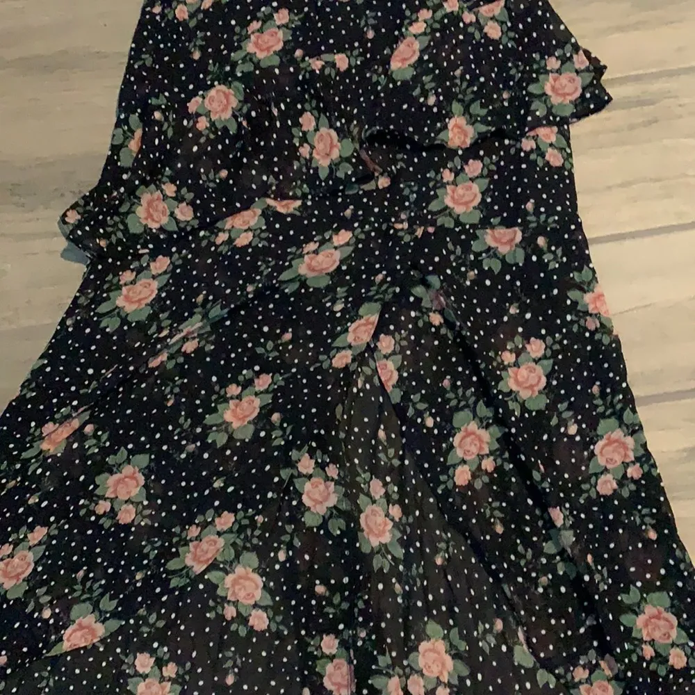 Sugarlips Secret Romance Floral Print Ruffled High-Low Maxi Dress - Image 6