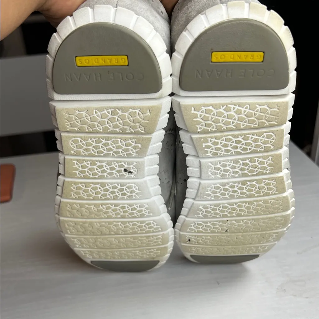 Cole Haan Women's Gray Suede Athletic Shoes - Image 5