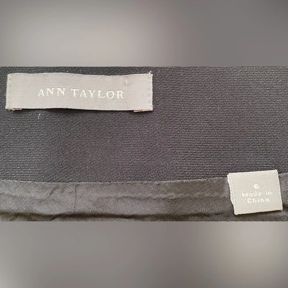 Ann Taylor  | Women’s Black Work Skirt | Size 6 - Image 3