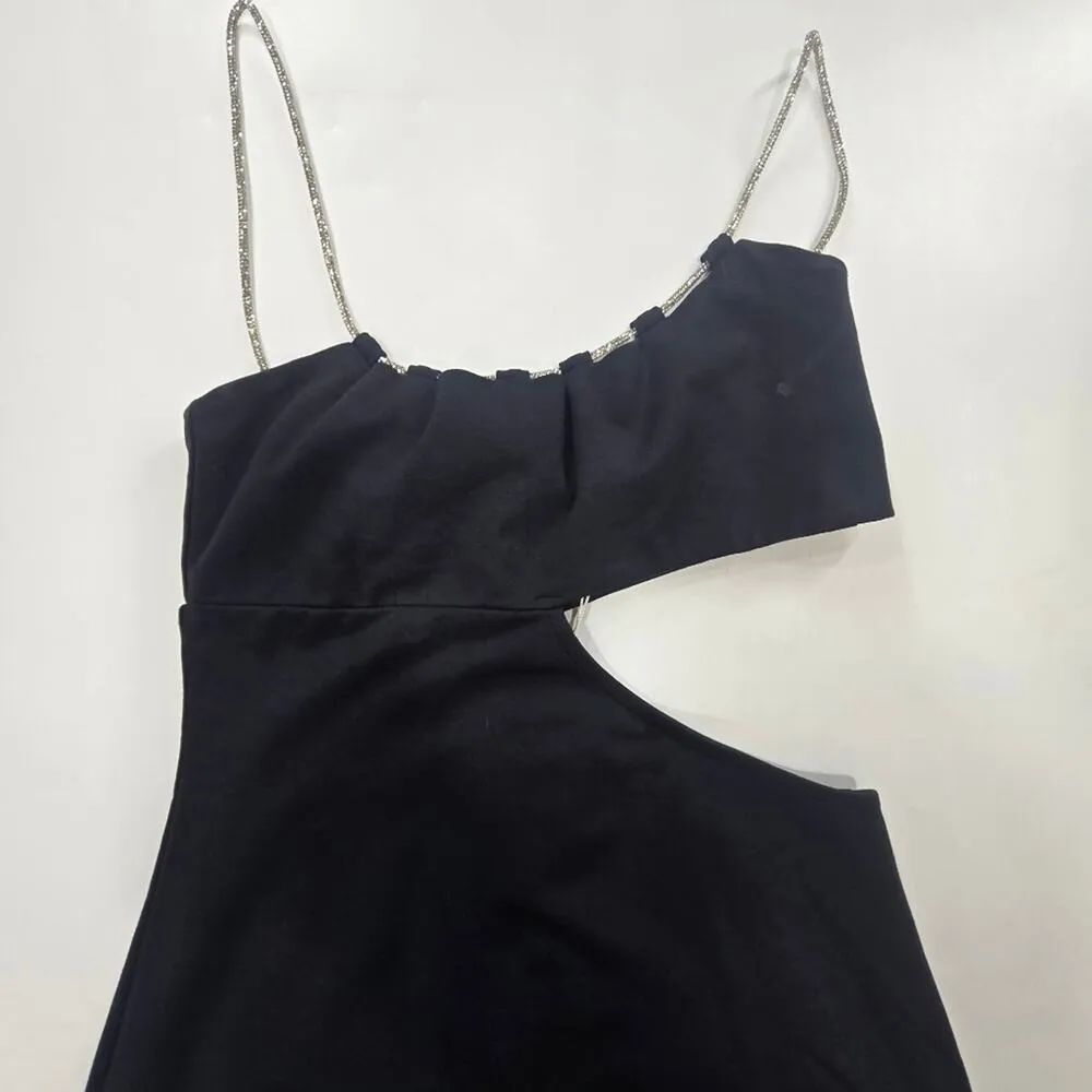 Lovers and Friends Charlotte Midi Dress in Black Small - Image 4