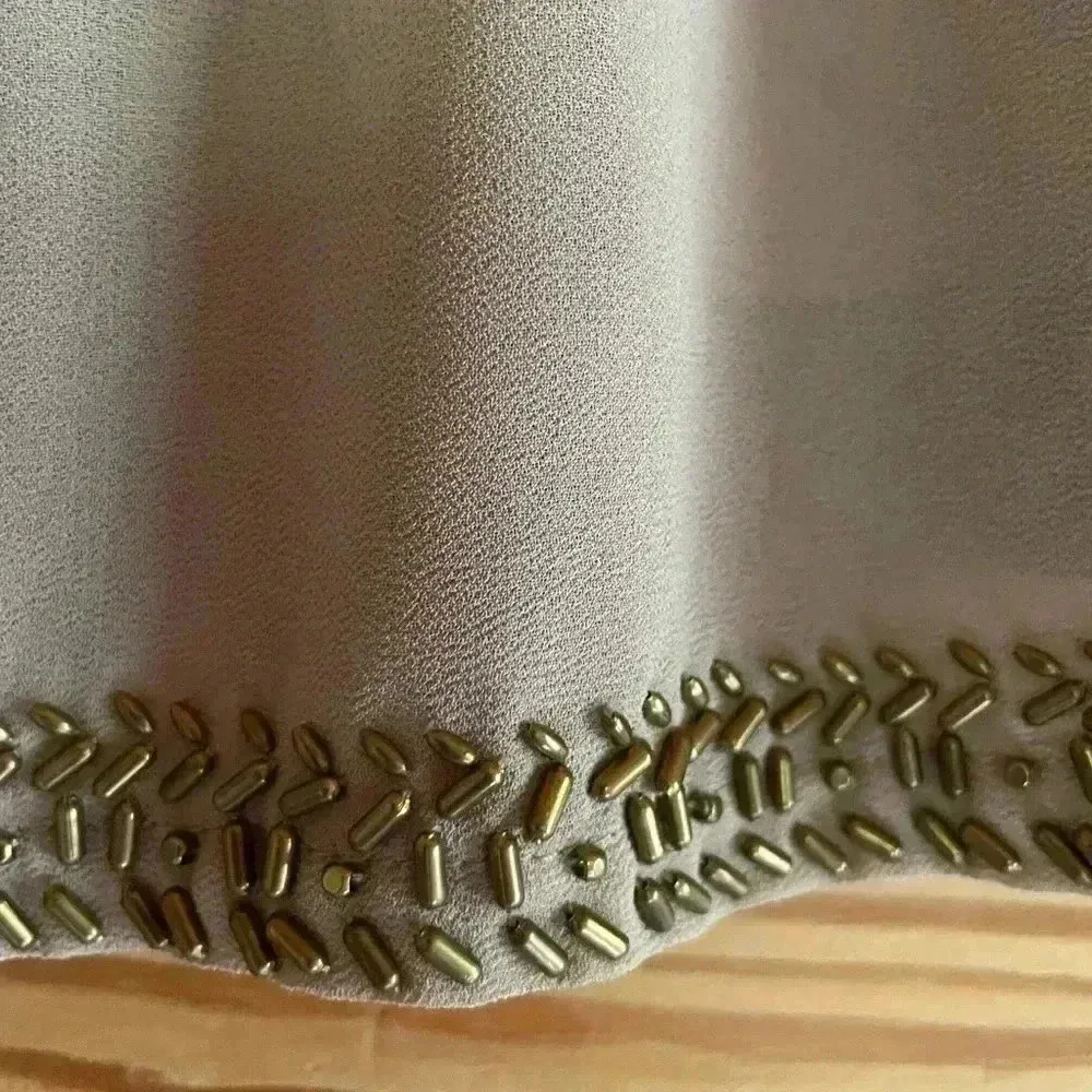 Isabel Lu beaded shorts​​​​​ Tan - Image 2