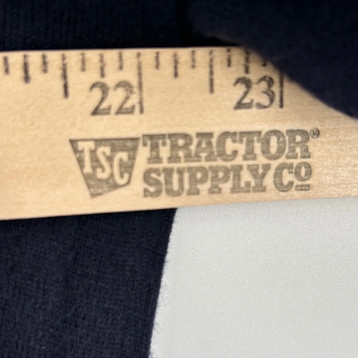 LK Bennett London Navy Blue Cotton Cashmere Minimalist Sweater Women's Size Med - Image 7