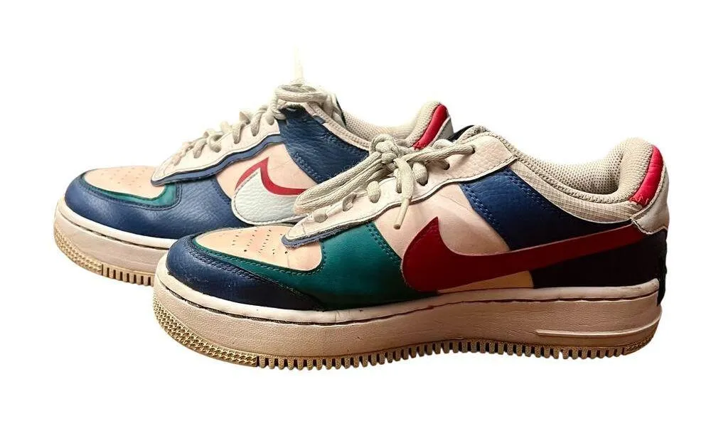 Nike Air Force 1 Shadow Mystic Navy Low Top Multi Sz 8 - Image 3